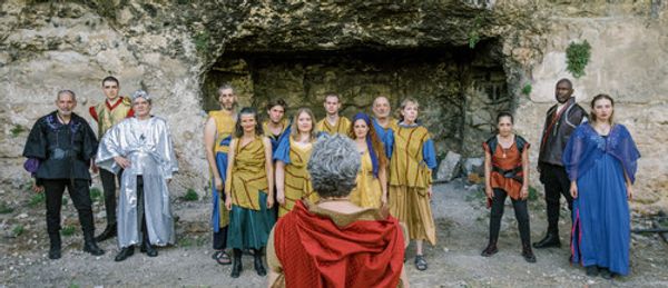 The Cast. Photo by Yitz Woolf, Costumes by Bayla Lewis. 1