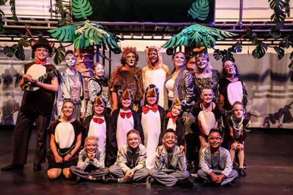 The cast of MADAGASCAR A MUSICAL ADVENTURE JR. 1