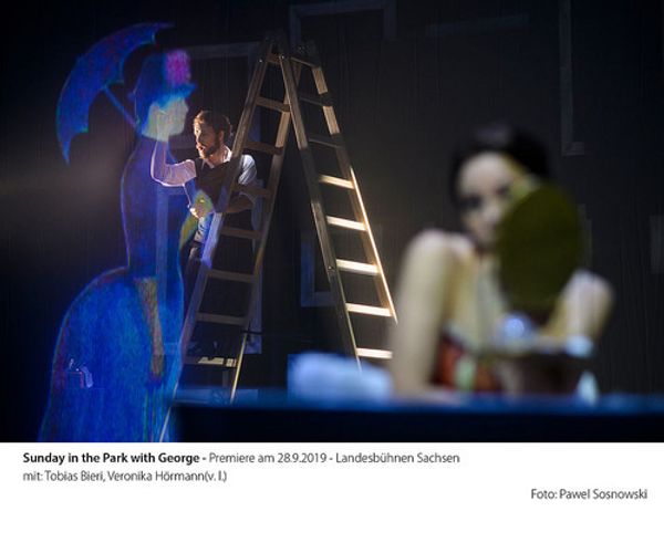 Press conference at the Landesbuehnen Sachsen, where first excerpts of SUNDAY IN THE PARK WITH GEORGE were presented 8