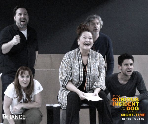 Behind the scenes at the Designer Run for The Curious Incident of the Dog in the Night-Time at Chance Theater. 3