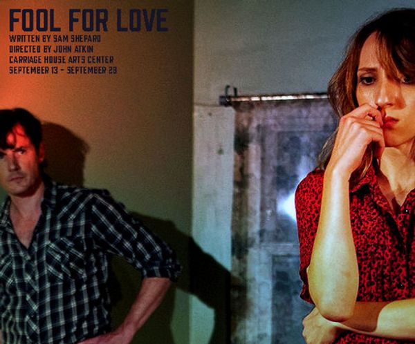 In a seedy motel on the edge of the Mojave Desert, transient lovers May (Nikki Serafini) and Eddie (Chris Luongo) spin around the room in a relentless struggle for power and truth.    Photo: Seth Barkan Photography 1