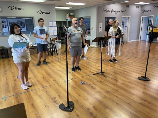 Photos Courtesy of Jon Peterson and P3 Theatre Company
Rehearsal action photos of Funny Bonz, the Humerus Solution premiering at the Hollywood Fringe Festival 2021 4