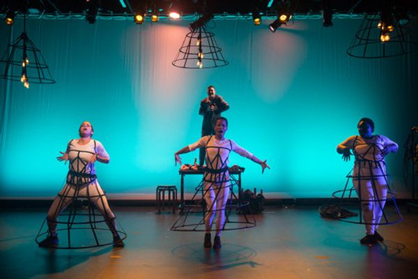 The company of "No Pants in Tucson." Photo credits: Jody Christopherson 2