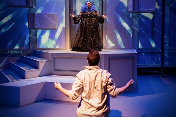 Shermona Mitchell as Diana of Detroit and Tyler Rogers as Gus. Photo credit: Brett Love 1