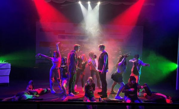 The cast of BE MORE CHILL at Scottsdale Desert Stages Theatre enjoyed their first day of rehearsal! 2