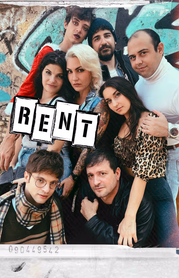 The cast of RENT 1