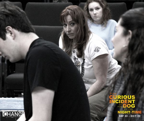Behind the scenes at the Designer Run for The Curious Incident of the Dog in the Night-Time at Chance Theater. 2