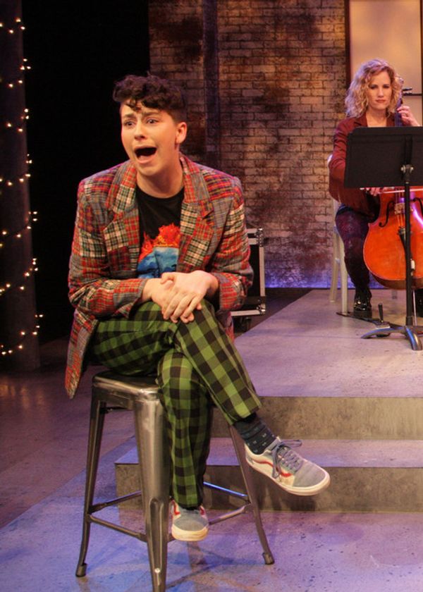 Jacklyn Uweh and Laura Leo Kelly in “Striking 12,” witten by Brendan Milburn, Valerie Vigoda, and Rachel Sheinkin. Directed by Kari Hayter, with music direction by Lex Leigh, this nontraditional holiday musical will be playing thru December 19, 2021 at the Bette Aitken theater arts Center in Anaheim, CA. 5