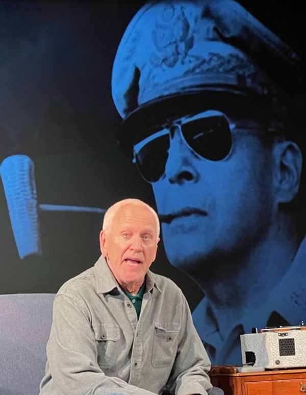 John Rubinstein as Dwight D Eisenhower (Photo by Pierre Lumiere) 1