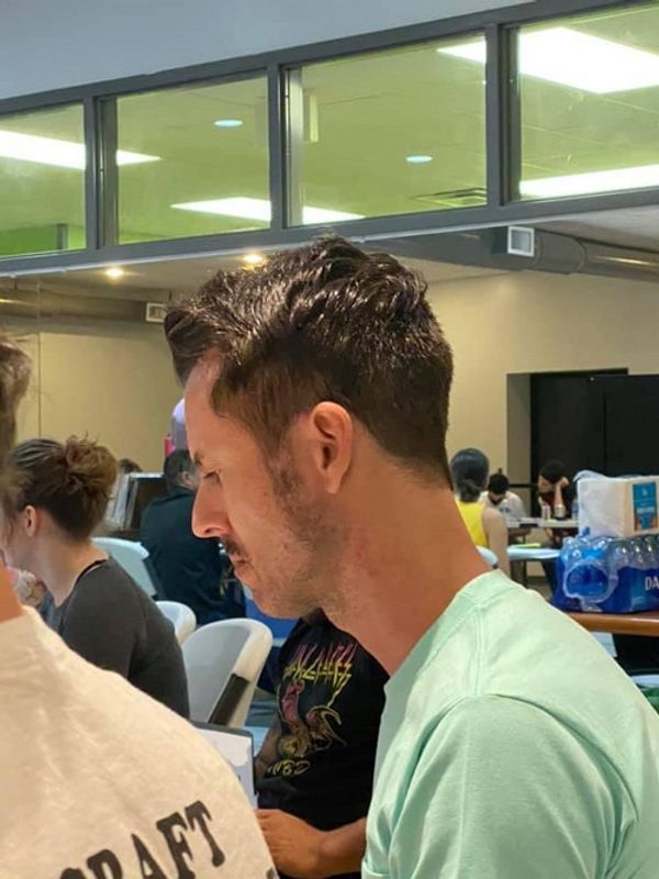 Young Frankenstein presented by The Augusta Players. First Read through. Kay Gross (Frau Blucher), Peter Brannigan (Igor) 3