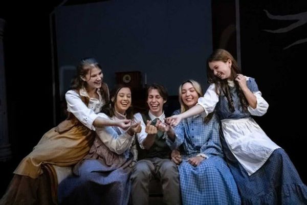 Jo (Lily Nelson), Amy (Alyssa Tipps), Laurie (Landon Kalin), Meg (Katherine Baier), and Beth (Macy Bonnett) appear as the March sisters and their best friend from Friday, July 29, through Sunday, August 7. Tickets are only $25, on sale now. 3