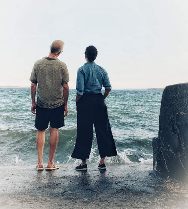 Charles King and Chris Woodworth appear as Robert Lowell and Elizabeth Bishop in 'Dear Elizabeth' by Sarah Ruhl at the Smith Opera House in Geneva, NY, July 22 and 23, 2021. 1