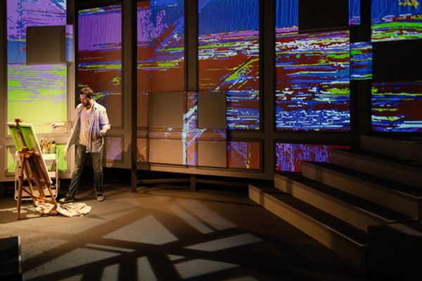 Shermona Mitchell as Diana of Detroit and Tyler Rogers as Gus. Photo credit: Brett Love 4