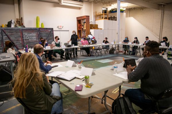 SPELLS OF THE SEA read-through. Photo by Jennifer A. Lin . 2