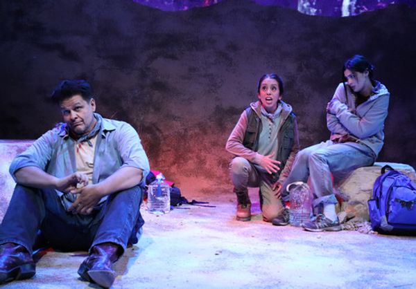 Leandro Cano, Diana DeLaCruz, Natalie Llerena in a scene from NOWHERE ON THE BORDER. Photo by Brian M. Cole. 7