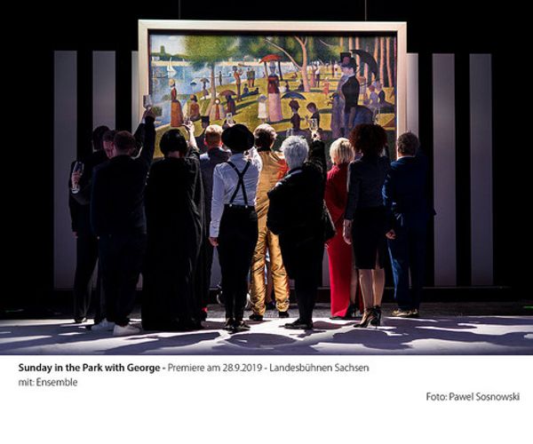 Press conference at the Landesbuehnen Sachsen, where first excerpts of SUNDAY IN THE PARK WITH GEORGE were presented 10