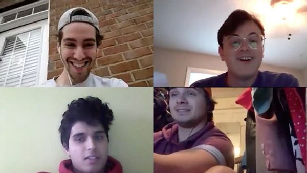 Using Zoom to interface, the cast of Glory Days recorded all of the book scenes over the course of two days. This required them to know their character arcs and beats well enough that they could jump from scene to scene and know exactly what their objectives were and what kinds of tactics they would use throughout. Listening was essential. Although they could see each other’s reactions, the actors were challenged to carefully listen to one another so they could respond the way their characters needed to. 1