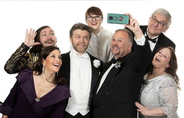 Looking sharp here is the cast of CLT's upcoming production of the comedy 