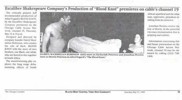 AN INTERNET TV GUIDE PHOTO FOR THEATRE FOLKS!: Santa Monica's Ruskin Theatre Group and Ruskin School of Acting Founder JOHN RUSKIN, 