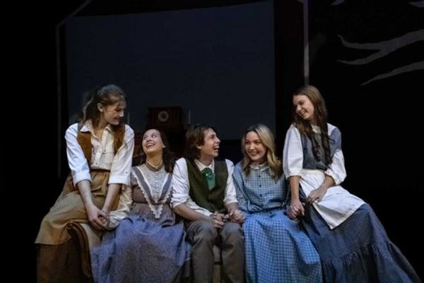 Jo (Lily Nelson), Amy (Alyssa Tipps), Laurie (Landon Kalin), Meg (Katherine Baier), and Beth (Macy Bonnett) appear as the March sisters and their best friend from Friday, July 29, through Sunday, August 7. Tickets are only $25, on sale now. 2