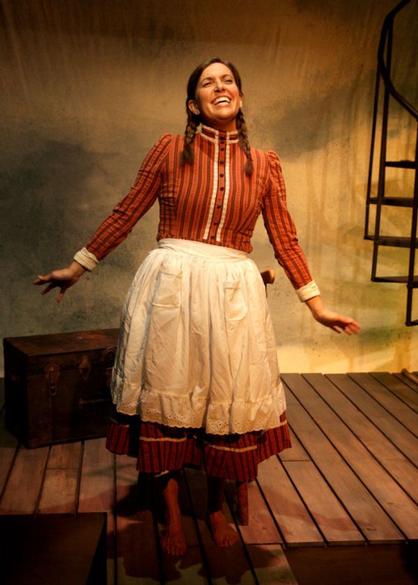 Aubrey Saverino as Abigail Burgess in the world premiere of 