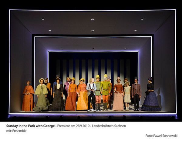 Press conference at the Landesbuehnen Sachsen, where first excerpts of SUNDAY IN THE PARK WITH GEORGE were presented 12