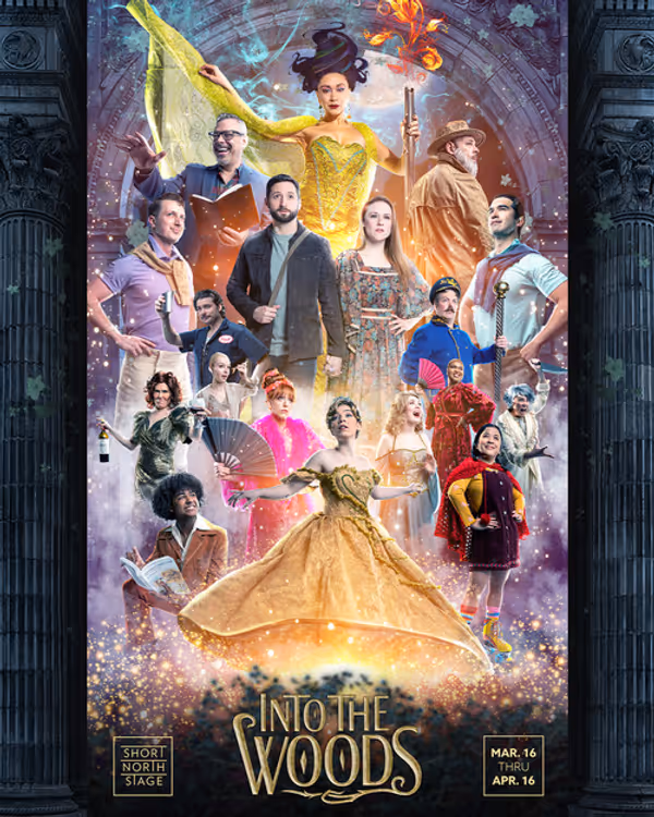 "Into the Woods Cast Poster" promotional graphic, photographed and edited by Fyrebird Media. 4