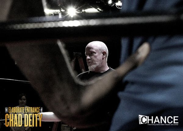 Londale Theus Jr. as Chad Deity in rehearsals for the OC premier of Kristoffer Diaz's Pulitzer Prize Finalist play, 