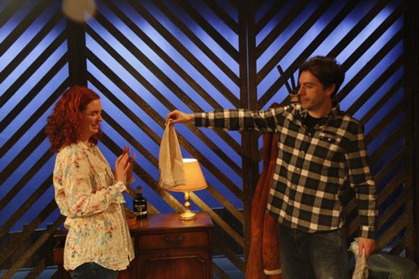 Scene Picture of Outside Mullingar. Actors on the picture: Catherine Deevy and Brian Tynan. Picture by Stefan Kock 1