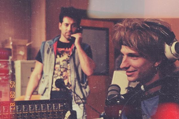 Kent (Adam Minossora) & Stu (Alex Jackson) in "Talk Radio" at Tote Orlando Nov. 2019   2