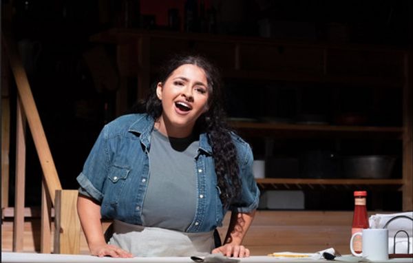 Sabrina Cabrera as Percy in The Spitfire Grill Musical at Vanguard Theater.  Photo Credit: Spotlights Photography 2