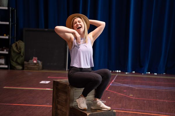 Carolyn Anne Miller & William Michals Rodgers & Hammerstein''''s South Pacific in rehearsal 2