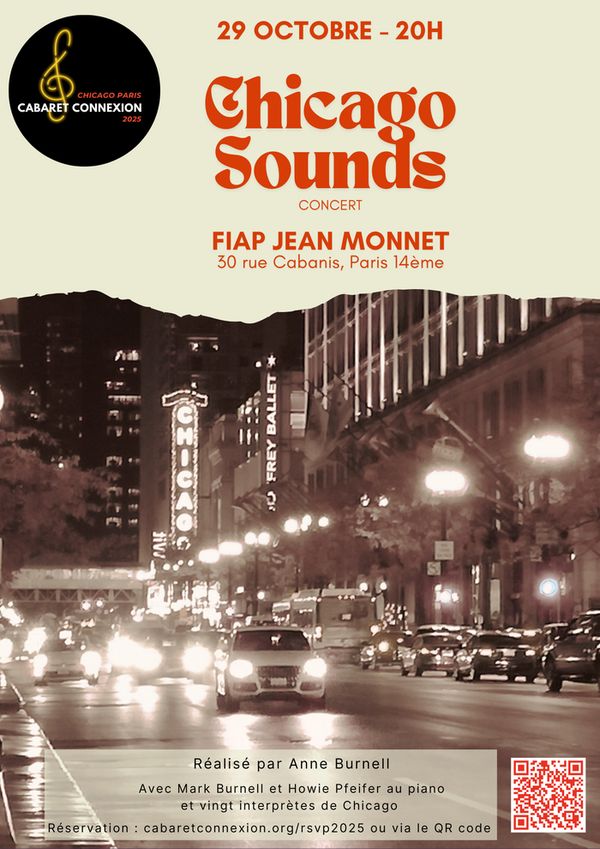 Conference Schedule Sample for Chicago Paris Cabaret Connexion 7th annual event 11