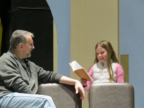 Seated L-R: Natalie Nyberg, Clark S Phinney and Lisa Copenhaver. Standing L-R Ashley Nyberg, Suzanne Martin Dorian and Alicia Belmore. Missing cast members: Kathleen Reynolds Brainerd and Bella Coulom 2
