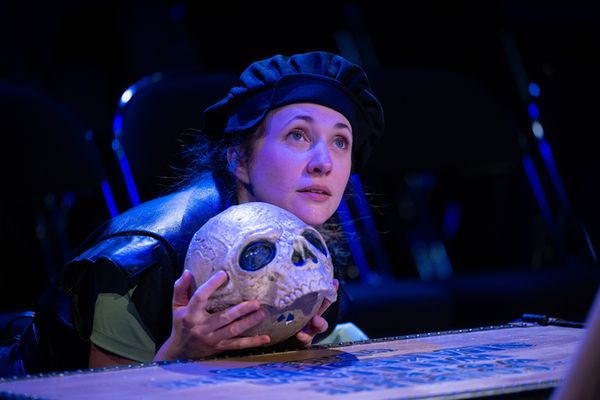 Actor Drew Doyle in a scene from The Complete Works of William Shakespeare (abridged) 3