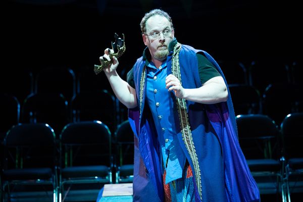 Actor Drew Doyle in a scene from The Complete Works of William Shakespeare (abridged) 2