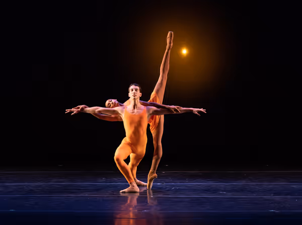 American Ballet Theatre (ABT) Studio Company, Stars and Stripes Pas de Deux - Choreography by George Balanchine (c) The George Balanchine Trust, featuring Jake Roxander -photo by Stars Action Shots 2 2