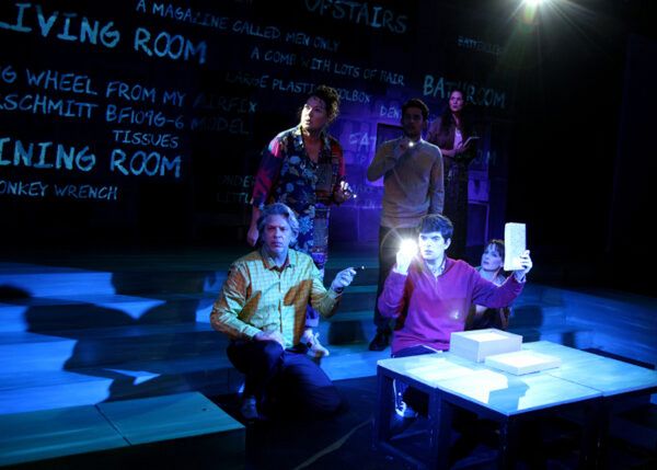 Behind the scenes at the Designer Run for The Curious Incident of the Dog in the Night-Time at Chance Theater. 22