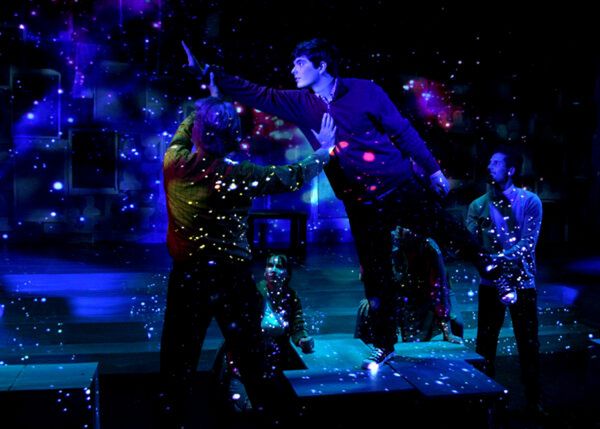 Behind the scenes at the Designer Run for The Curious Incident of the Dog in the Night-Time at Chance Theater. 18