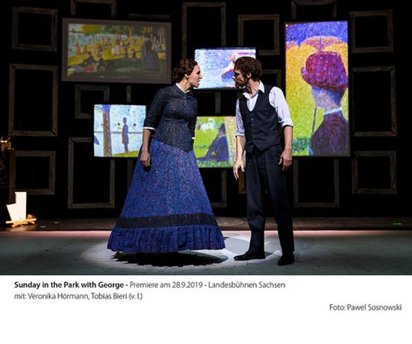 Press conference at the Landesbuehnen Sachsen, where first excerpts of SUNDAY IN THE PARK WITH GEORGE were presented 9