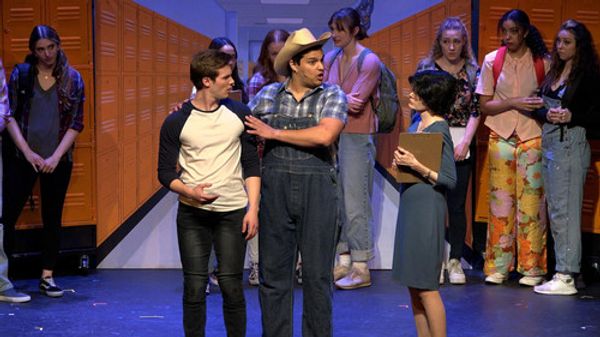 Carson Christ (Cowboy Bob) and the Ensemble (Photograph by Richard Andert) 5