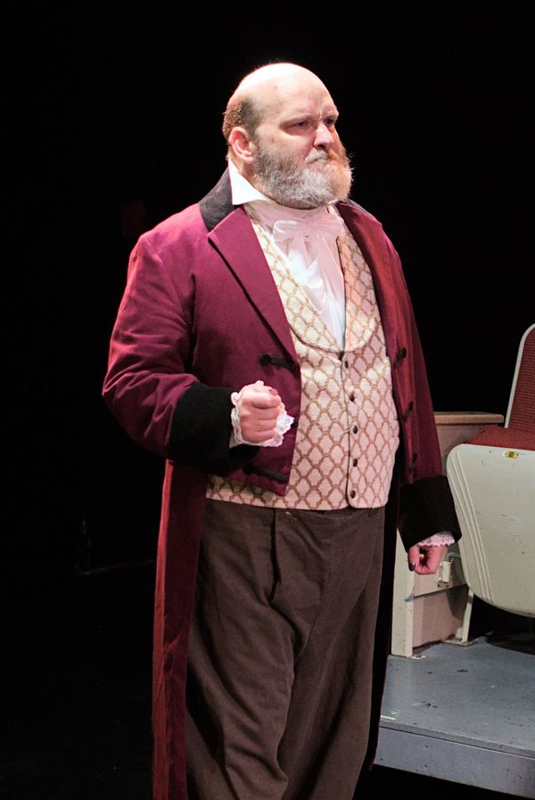 Figaro (Jackson Rosenberry) and Susanna (Rhiannon Talbot) in a lighter moment. 7