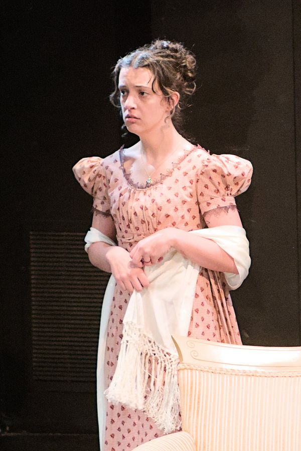 Figaro (Jackson Rosenberry) and Susanna (Rhiannon Talbot) in a lighter moment. 6