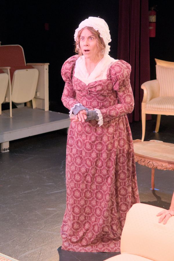 Figaro (Jackson Rosenberry) and Susanna (Rhiannon Talbot) in a lighter moment. 4