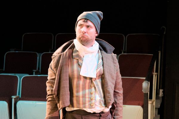 Figaro (Jackson Rosenberry) and Susanna (Rhiannon Talbot) in a lighter moment. 3