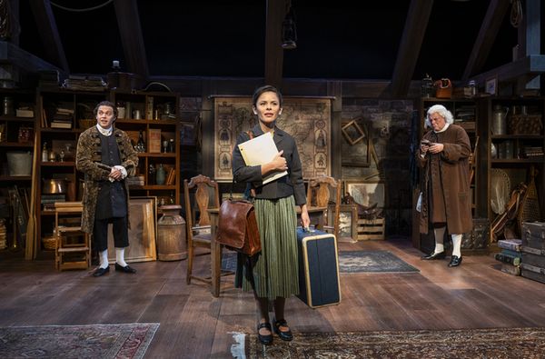 Josh Krause, Madeline Calais-King, Brian Mani. Photo by Michael Brosilow. 1