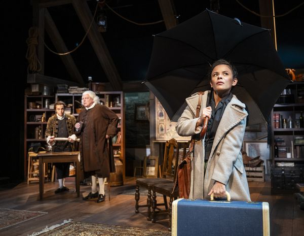 Josh Krause, Madeline Calais-King, Brian Mani. Photo by Michael Brosilow. 13