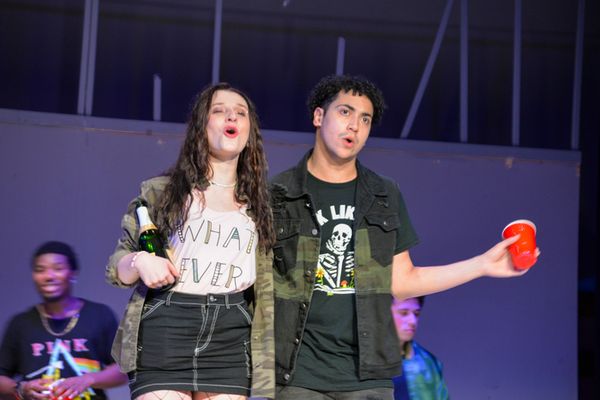 McKayla Cole and JC Lopez as Chris Hargensen and Billy Nolan in Carrie: The Musical 13