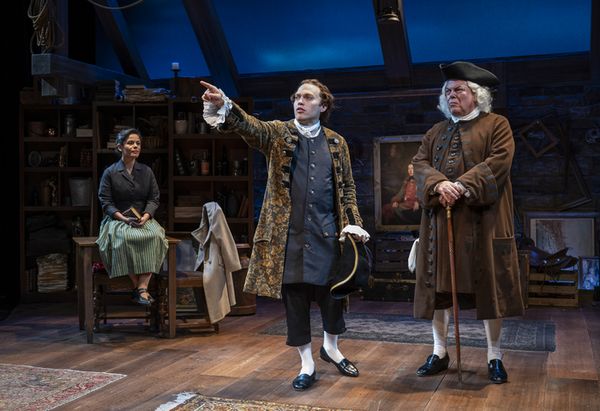 Josh Krause, Madeline Calais-King, Brian Mani. Photo by Michael Brosilow. 26