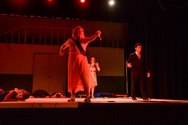 Emma McLaren as Carrie White in Carrie: The Musical during The Destruction 37